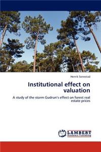 Institutional Effect on Valuation