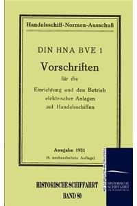 Vorschriften für die Einrichtung und den Betrieb elektrischer Anlagen auf Handelsschiffen