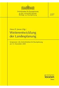 Weiterentwicklung Der Landesplanung