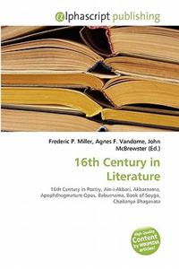 16th Century in Literature