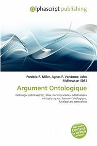 Argument Ontologique