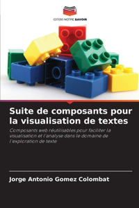 Suite de composants pour la visualisation de textes