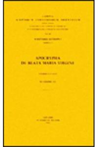 Apocrypha de Beata Maria Virgine. Aeth. 23. = Aeth. I, 7