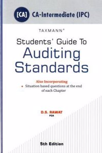 Students Guide To Auditing Standards[Ca- Intermediate (Ipc) ]