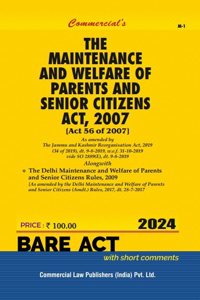Maintenance and Welfare of Parents and Senior Citizens Act, 2007 As Amended by The Jammu and Kashmir Reorganisation Act, 2019