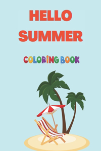 hello summer coloring book
