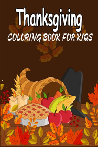Thanksgiving Coloring Book For Kids