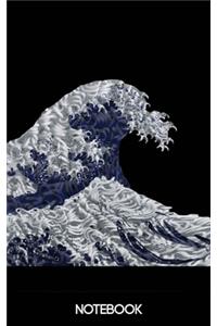 Great Wave but it's instant Ramen Notebook (100 pages)