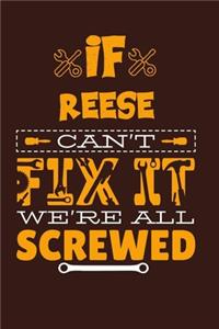 If Reese Can't Fix It