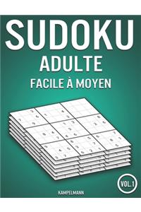 Sudoku adulte facile à moyen