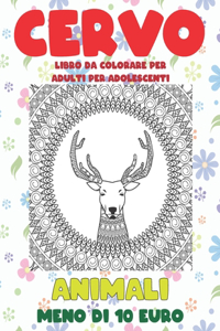 Libro da colorare per adulti per adolescenti - Meno di 10 euro - Animali - Cervo