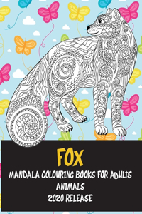 Mandala Colouring Books for Adults 2020 release - Animals - Fox