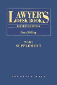 Lawyers Desk Book, 2001 Supplement