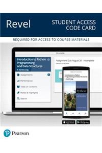 Revel Access Code for Introduction to Python Programming and Data Structures
