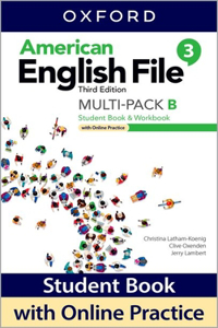 American English File Level 3 Student Book/Workbook Multi-Pack B with Online Practice