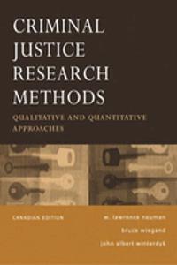 Criminal Justice Research Methods Canadian Edition