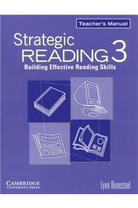 Strategic Reading 3 Teacher's Manual