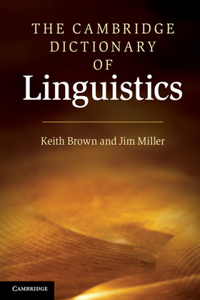 Cambridge Dictionary of Linguistics