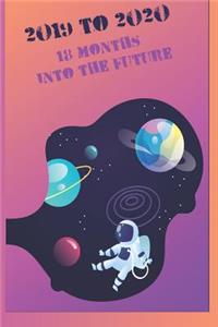 2019 - 2020 Mid Year 18 Month Student Diary Into The Future - Mind Maps, Student Finance Budget Planner, Goal Setting & Inspirational Quotes