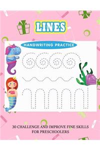 Lines Handwriting Practice