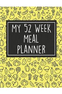 My 52 Week Meal Planner