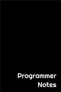 Programmer Notes