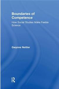 Boundaries of Competence