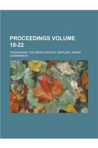 Proceedings Volume 18-22