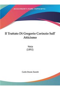 Il Trattato Di Gregorio Corinzio Sull' Atticismo