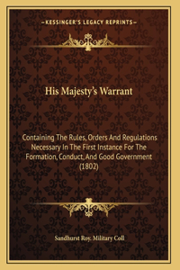 His Majesty's Warrant