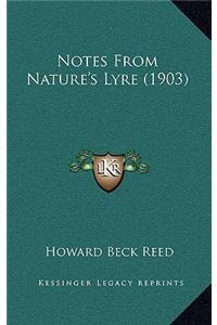 Notes from Nature's Lyre (1903)