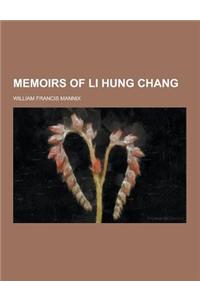 Memoirs of Li Hung Chang