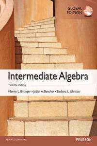 Intermediate Algebra with NewMyMathLab, Global Edition