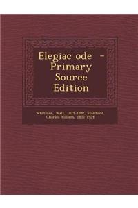 Elegiac Ode