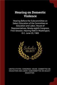 Hearing on Domestic Violence