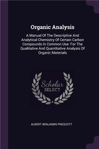 Organic Analysis