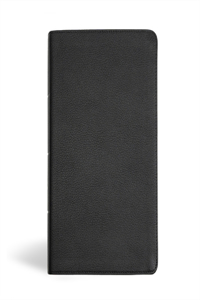 KJV Personal Size Giant Print Bible, Black Genuine Leather