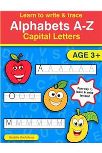 Learn to Write & Trace Alphabets A-Z