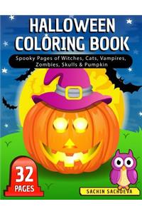 Halloween Coloring Book