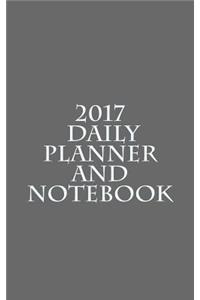 2017 Daily planner and notebook