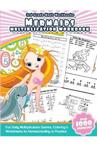 3rd Grade Math Workbooks Mermaids Multiplication Workbook