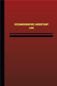 Oceanographic Assistant Log (Logbook, Journal - 124 pages, 6 x 9 inches)