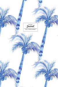 Dot Grid Journal: Palm Tree Notebook, Dotted (Florida Journal)