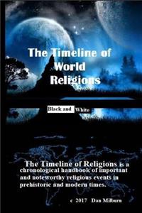 Timeline of World Religions (black and white)