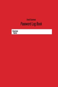 Small Business Password Log Book