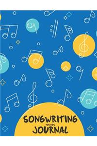 Songwriting Journal for kids
