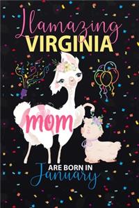 Llamazing Virginia Mom are Born in January