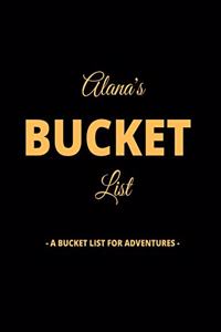 Alana's Bucket List
