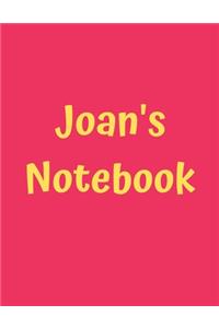 Joan's Notebook