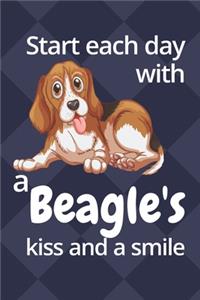 Start each day with a Beagle's kiss and a smile